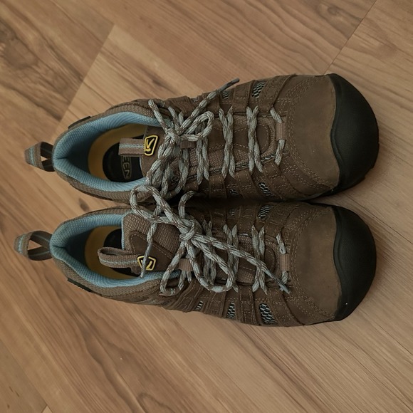 KEEN Women's Hiking Shoes Size 7.5 Targhee Trail Leather Brown Outdoor - Picture 5 of 6